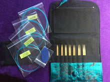 Load image into Gallery viewer, Hiyahiya Interchangeable Bamboo Knitting Needle Set 4&quot; or 5&quot; Tips - FREE Gift
